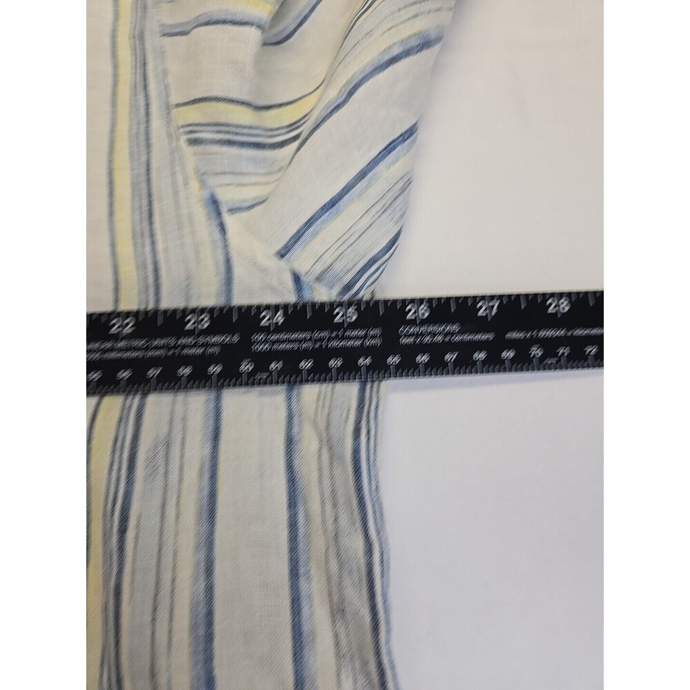 Tommy Bahama 100% Linen Shirt Mens XL Striped Long Sleeve Button Up Casual Vaca - Picture 8 of 10